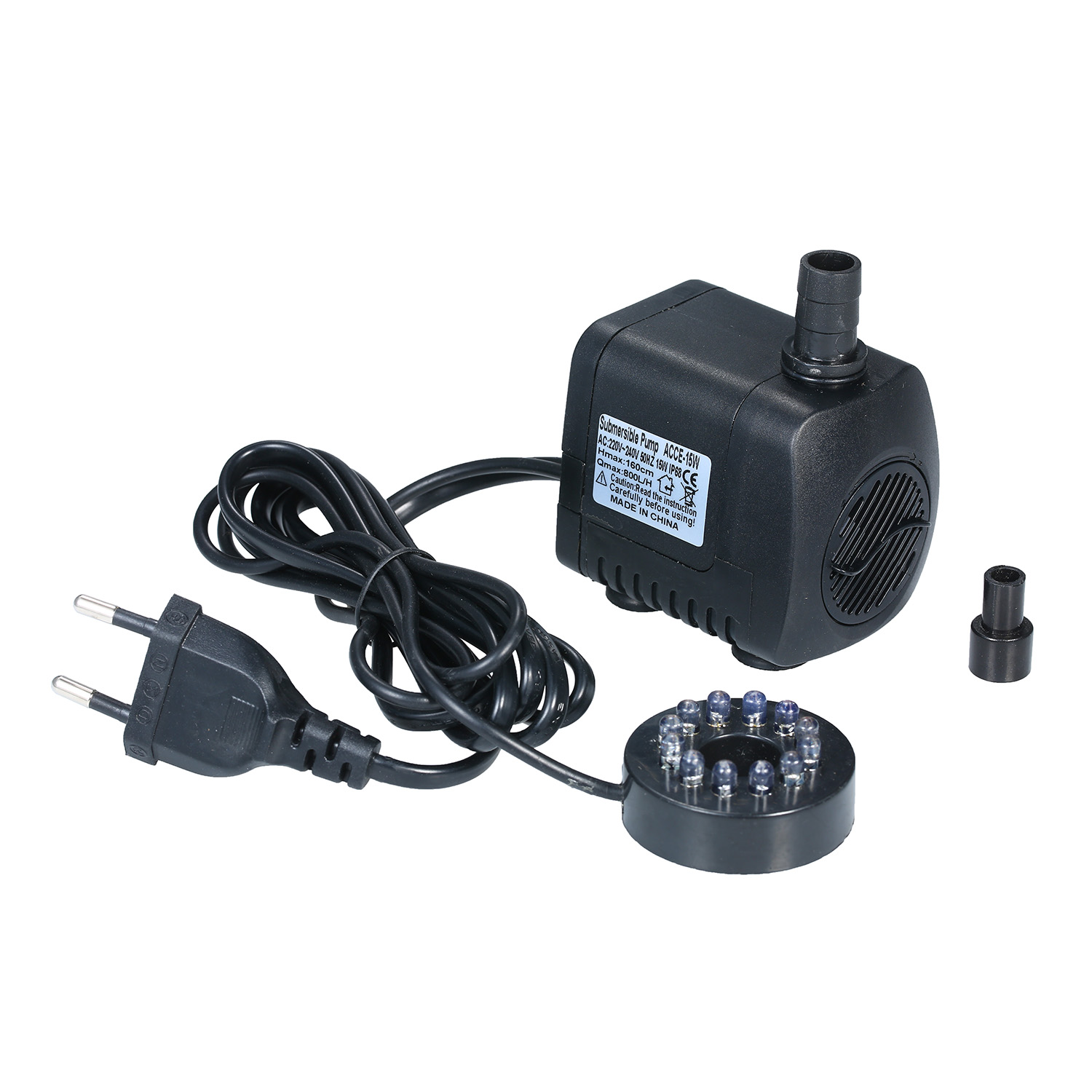Aquarium Led Light - LED Light Submersible Pump 800L/H Ultra-Quiet