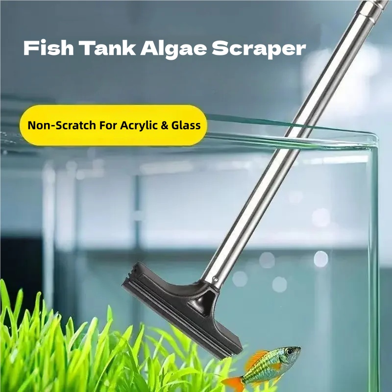 Telescopic Aquarium Algae Scra - Algae Scraper Blade review and price