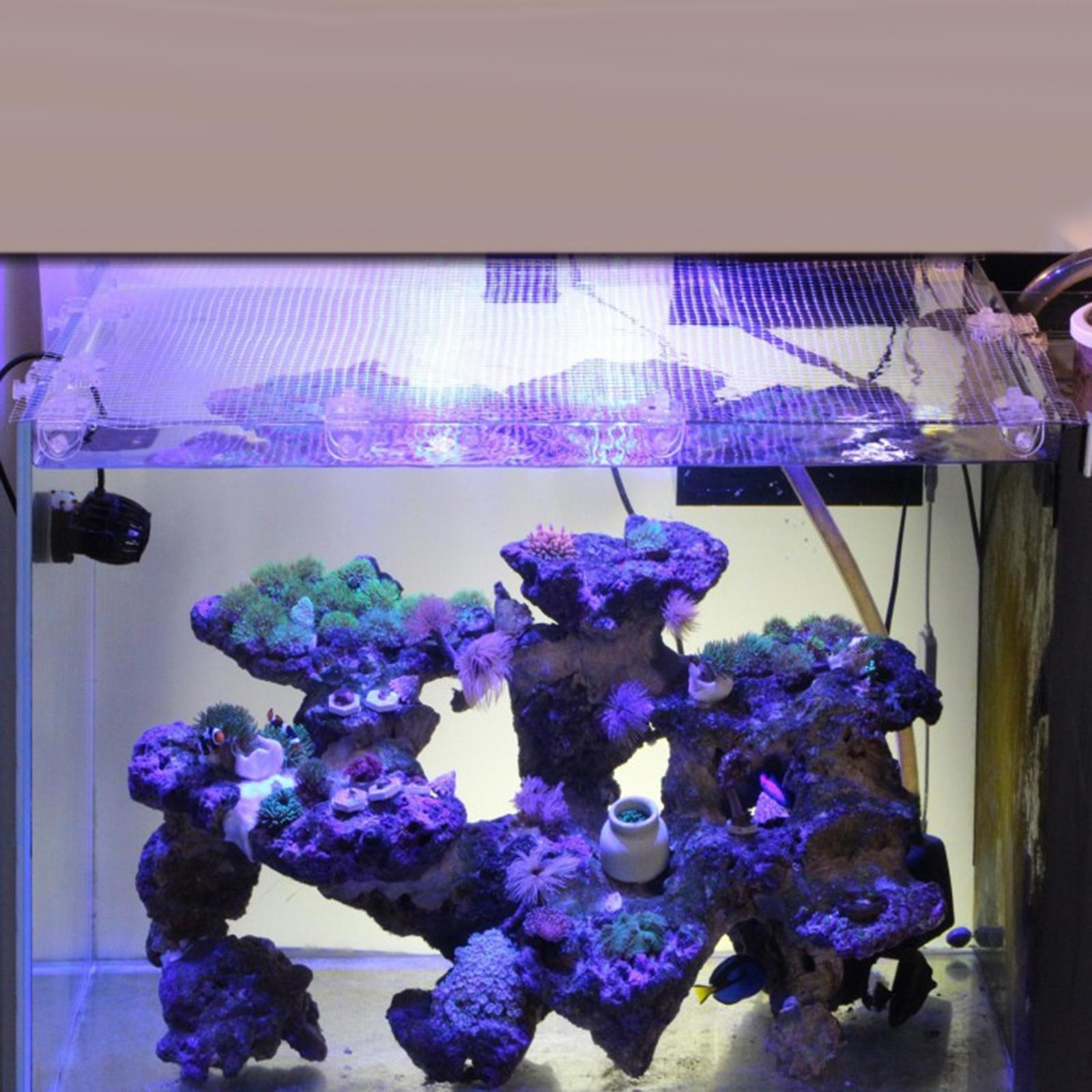 Transparent Mesh Aquarium Scre - Aquarium Fish Jump Guard review and price
