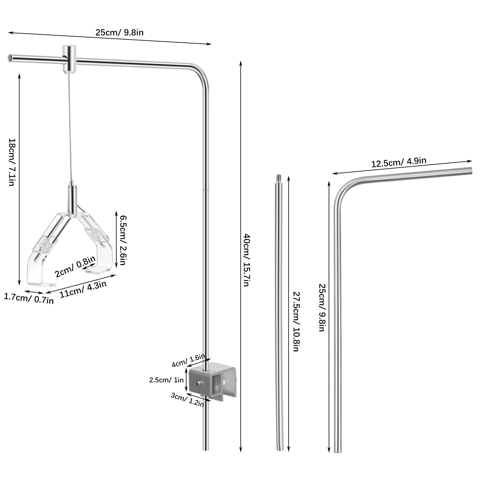 2Pcs Aquarium Lamp Holder Supp - Aquarium Fish Photography review and price