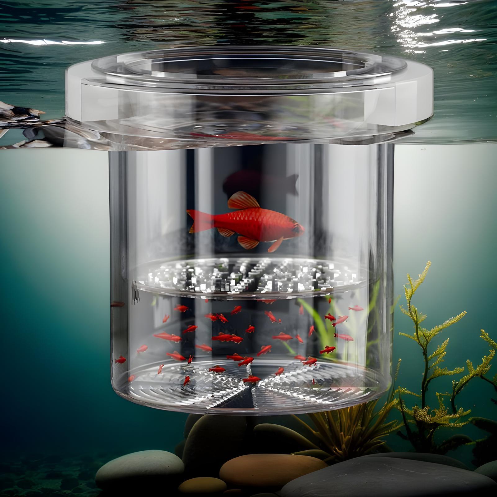 Floating Fish Breeding Isolati - Box Fish In Aquarium review and price