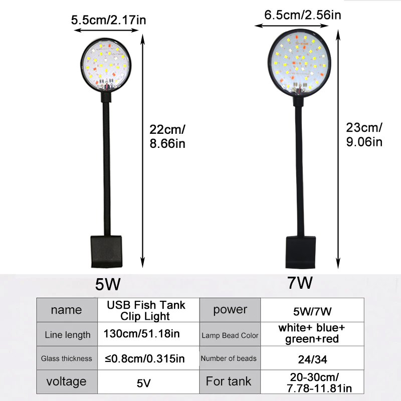 USB Aquarium LED Lamp Fish Tan - Aquarium Fish Photography review and price