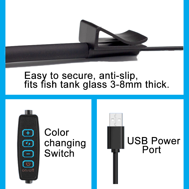 USB Aquarium LED Lamp Fish Tan - Aquarium Fish Photography review and price
