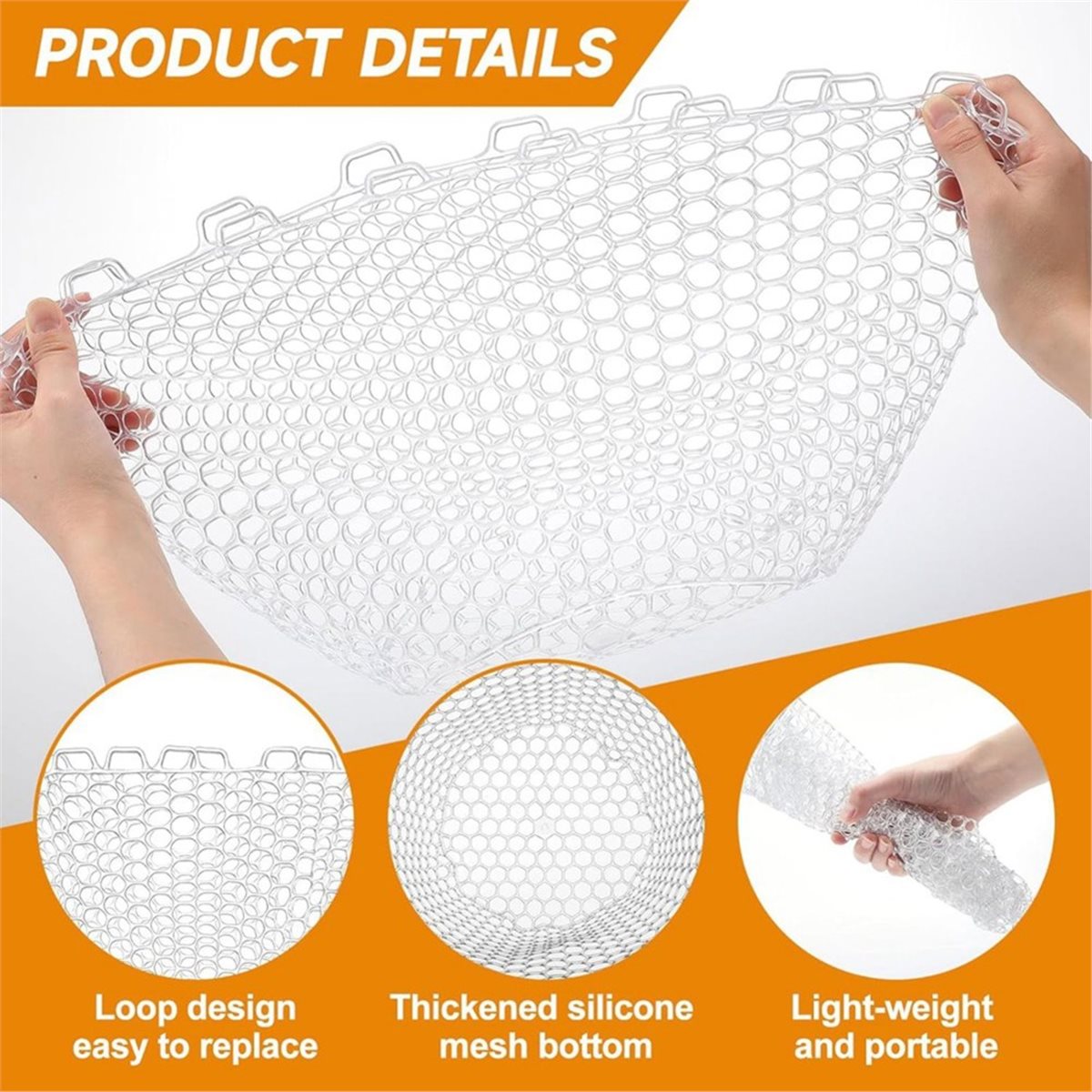 POPULAR-2Pcs Rubber Fishing Ne - Fish Net Handle review and price