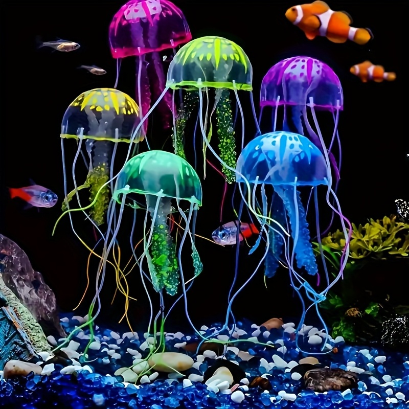 3/5Pcs Luminous Jellyfish Aqua - Aquarium Fish Discus review and price