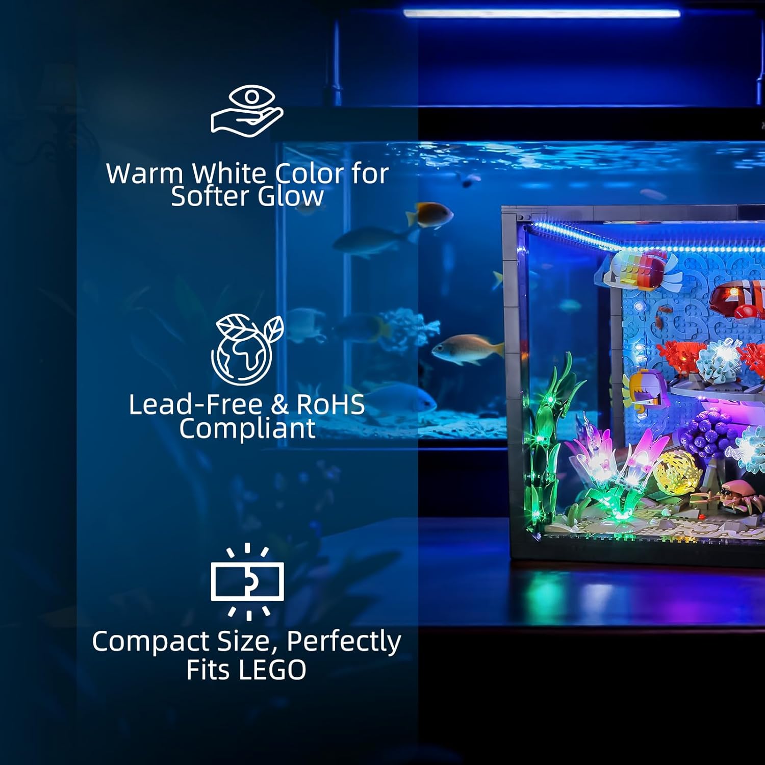 Hprosper LED Light for lego 10 - Aquarium Led Light review and price
