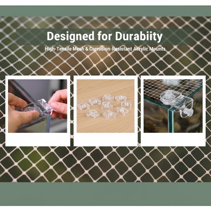 1Pcs Fish Tank Net Anti Jumpin - Aquarium Fish Jump Guard review and price