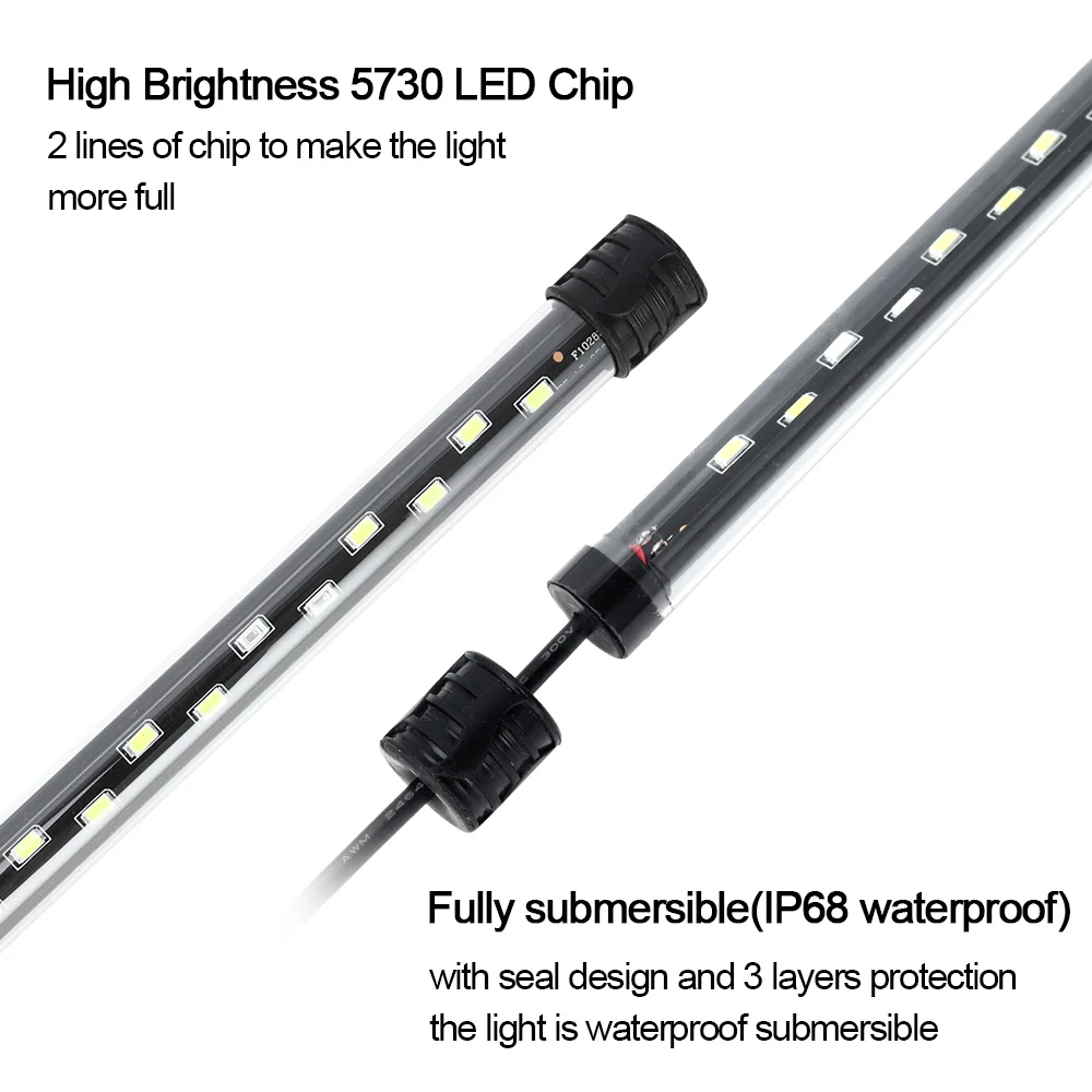 58CM  Aquarium Light LED Plant - Aquarium Fish Photography review and price