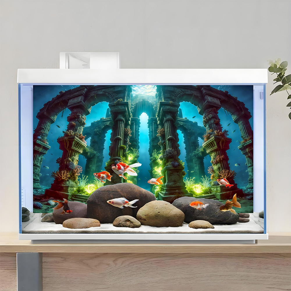Deep-sea Relics，Fish Tank Back - Aquarium Fish Background review and price