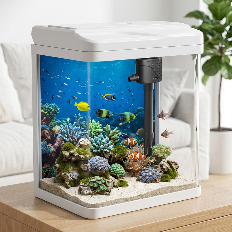 Glass fish tank, home small fi - Aquarium Fish No Need Oxygen review and price