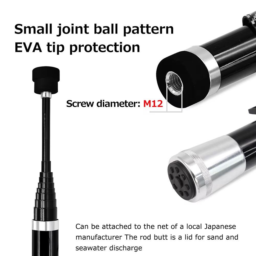 SANLIKE 3m Black Telescopic Ca - Fish Net Handle review and price
