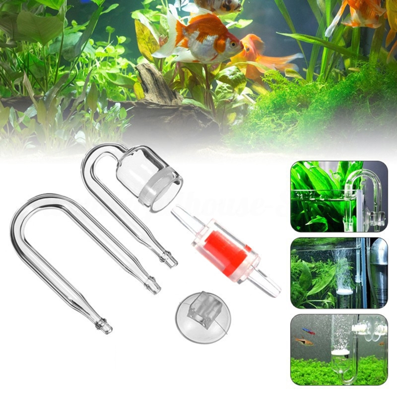 4pcs Set DIY CO2 Diffuser For  - Aquarium Fish Photography review and price
